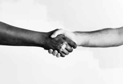 person holding hands