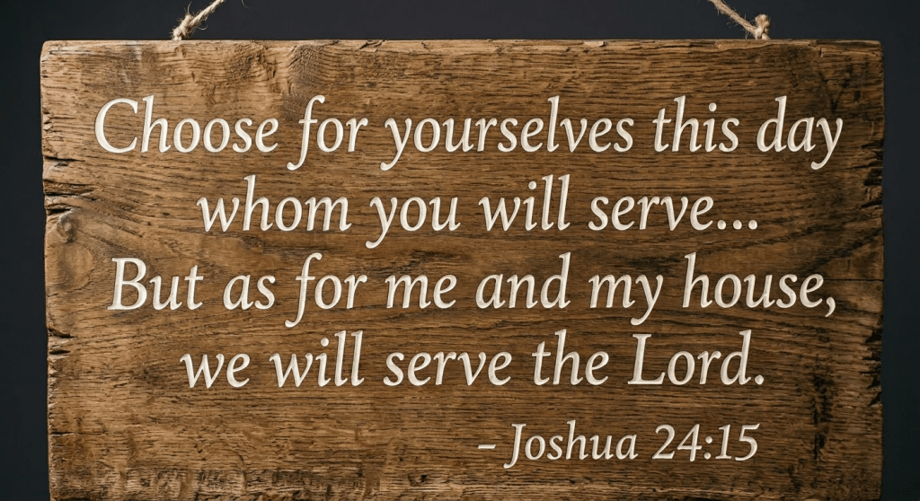 Choose Whom You Will Serve: A Daily&nbsp;Decision