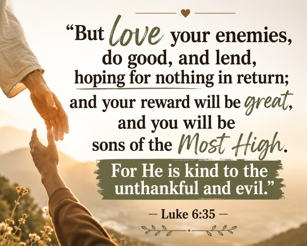 Be Kind - Luke 6:35