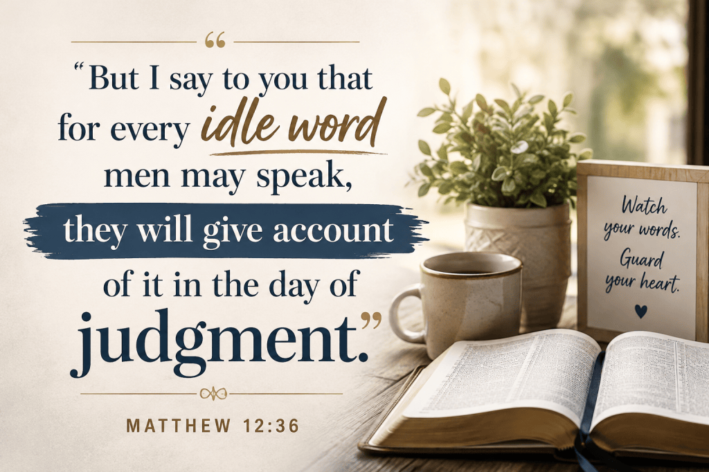 Every Idle Word - Matthew 12:36
