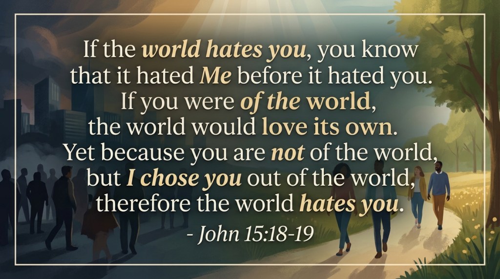 People Hated Jesus, They Will You Too