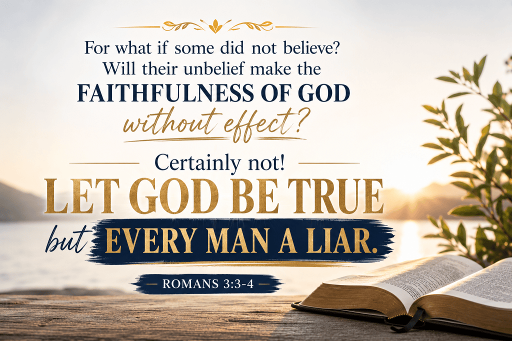 Let God Be True - Romans 3:3-4